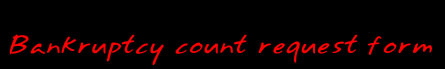 bankruptcy form